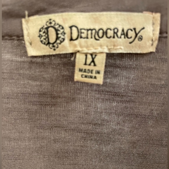 Democracy blouse 1X - Picture 4 of 4
